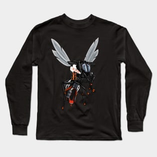 KTM Duke Wasp White Long Sleeve T-Shirt